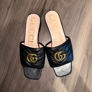 Open toes gucci shoes- women